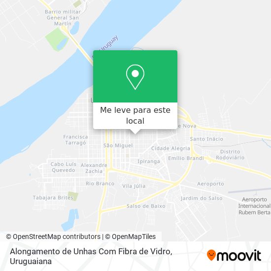 Alongamento de Unhas Com Fibra de Vidro mapa