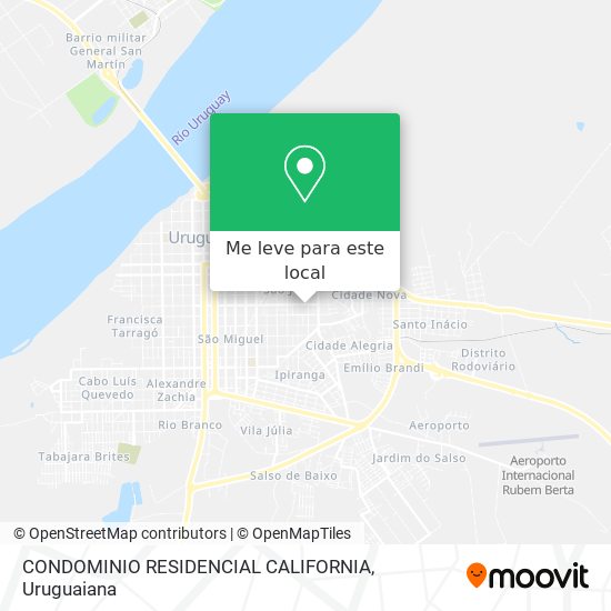 CONDOMINIO RESIDENCIAL CALIFORNIA mapa