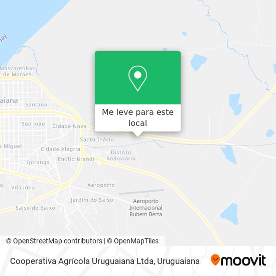 Cooperativa Agrícola Uruguaiana Ltda mapa
