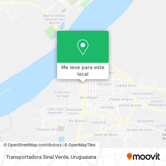 Transportadora Sinal Verde mapa