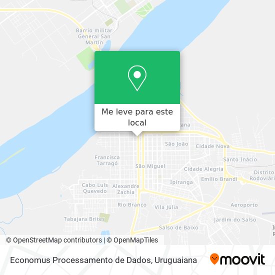 Economus Processamento de Dados mapa