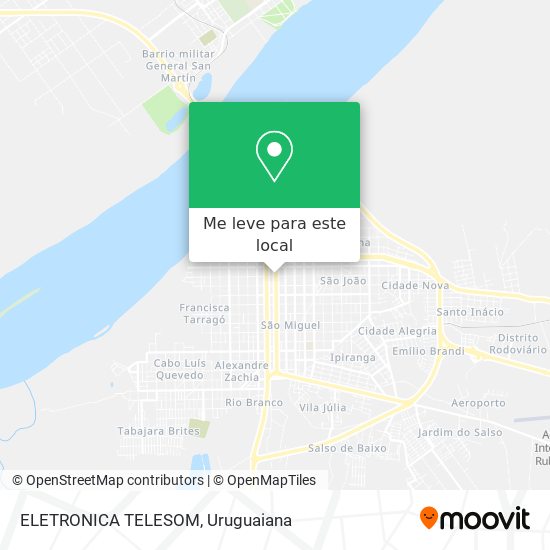 ELETRONICA TELESOM mapa