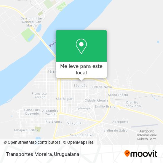 Transportes Moreira mapa
