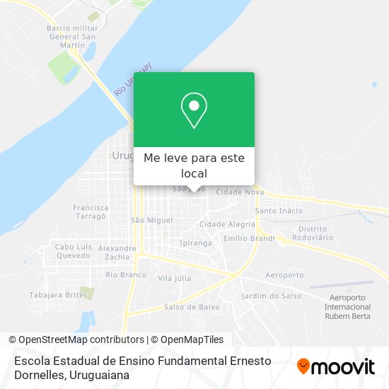 Escola Estadual de Ensino Fundamental Ernesto Dornelles mapa