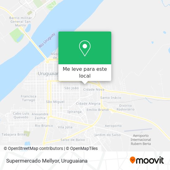 Supermercado Mellyor mapa