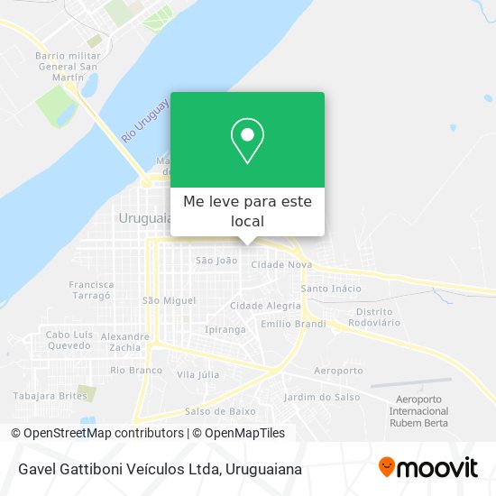 Gavel Gattiboni Veículos Ltda mapa