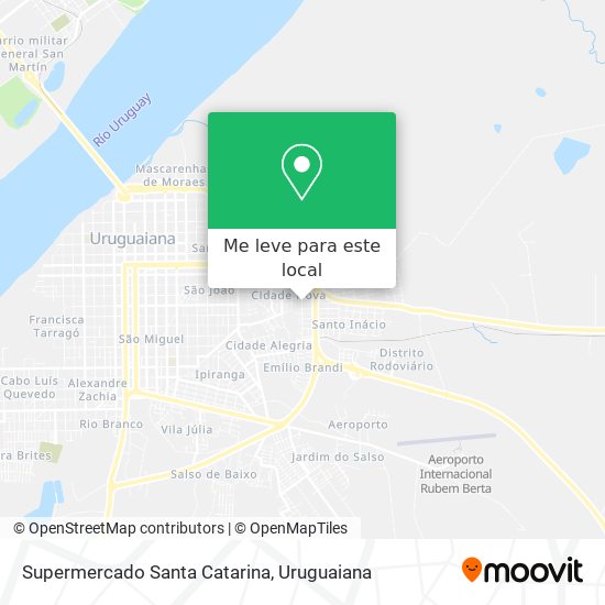 Supermercado Santa Catarina mapa