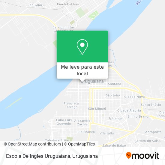 Escola De Ingles Uruguaiana mapa