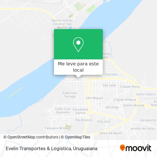 Evelin Transportes & Logistica mapa