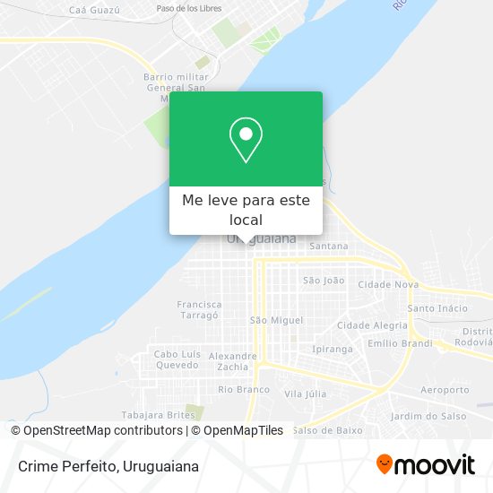Crime Perfeito mapa