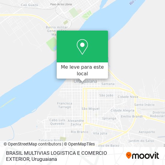 BRASIL MULTIVIAS LOGISTICA E COMERCIO EXTERIOR mapa