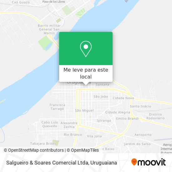 Salgueiro & Soares Comercial Ltda mapa