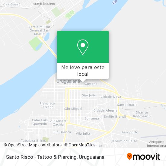 Santo Risco - Tattoo & Piercing mapa