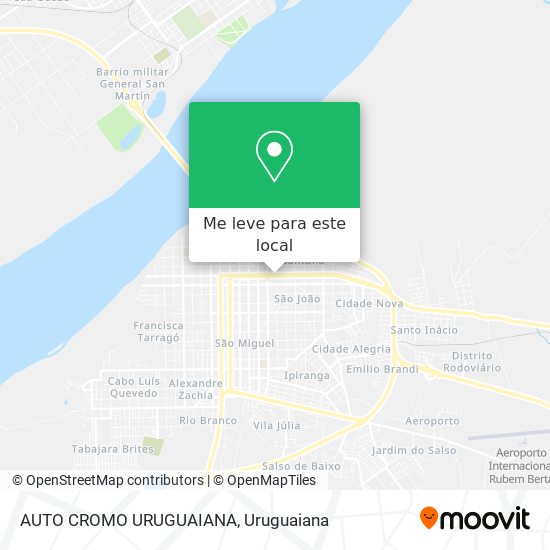 AUTO CROMO URUGUAIANA mapa