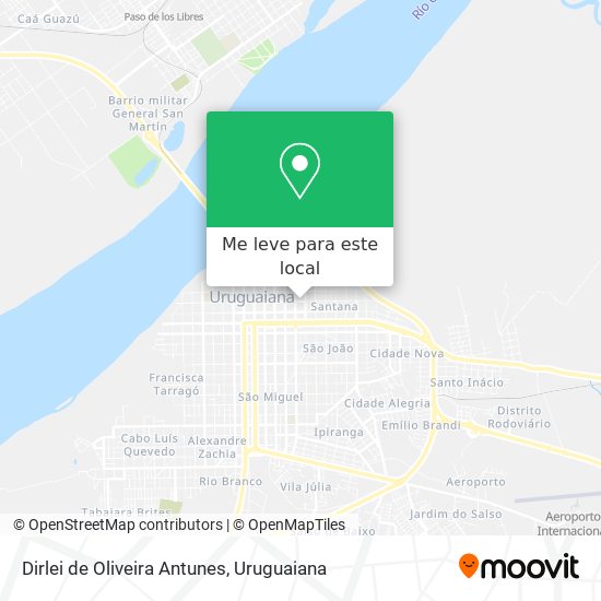 Dirlei de Oliveira Antunes mapa