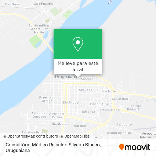 Consultório Médico Reinaldo Silveira Blanco mapa