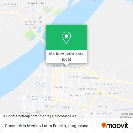 Consultório Médico Laura Foletto mapa