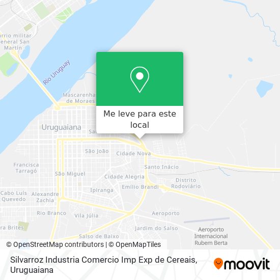 Silvarroz Industria Comercio Imp Exp de Cereais mapa