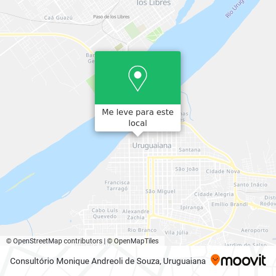 Consultório Monique Andreoli de Souza mapa