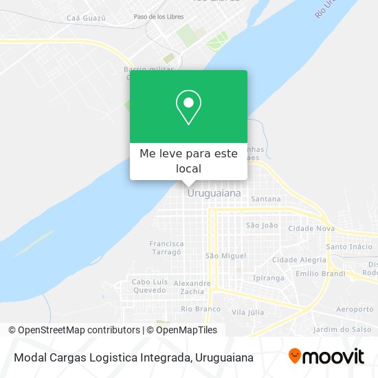 Modal Cargas Logistica Integrada mapa