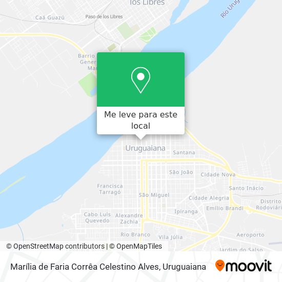 Marília de Faria Corrêa Celestino Alves mapa