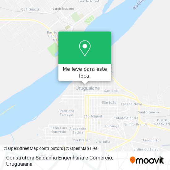 Construtora Saldanha Engenharia e Comercio mapa