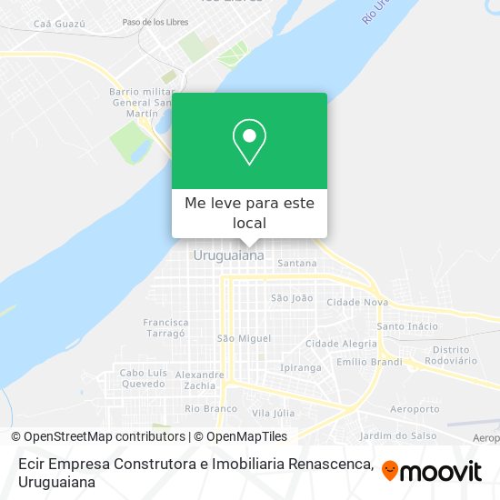 Ecir Empresa Construtora e Imobiliaria Renascenca mapa