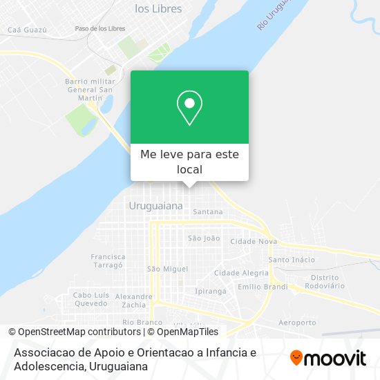 Associacao de Apoio e Orientacao a Infancia e Adolescencia mapa