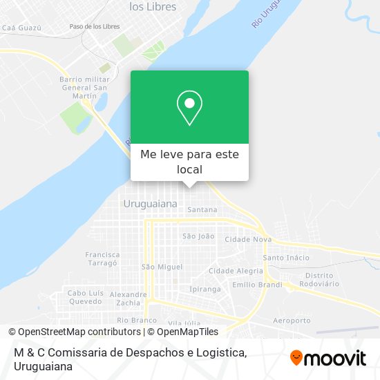 M & C Comissaria de Despachos e Logistica mapa