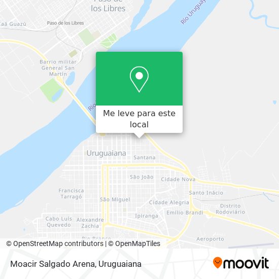 Moacir Salgado Arena mapa