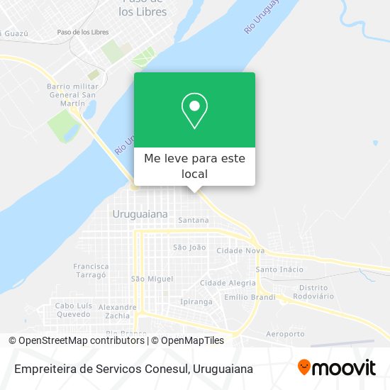 Empreiteira de Servicos Conesul mapa