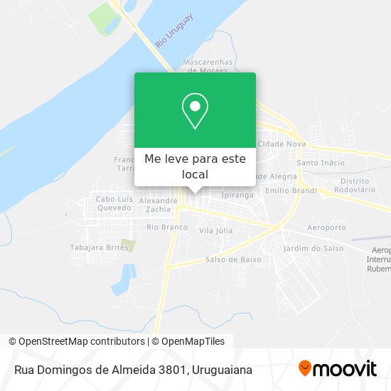 Rua Domingos de Almeida 3801 mapa