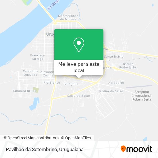 Pavilhão da Setembrino mapa