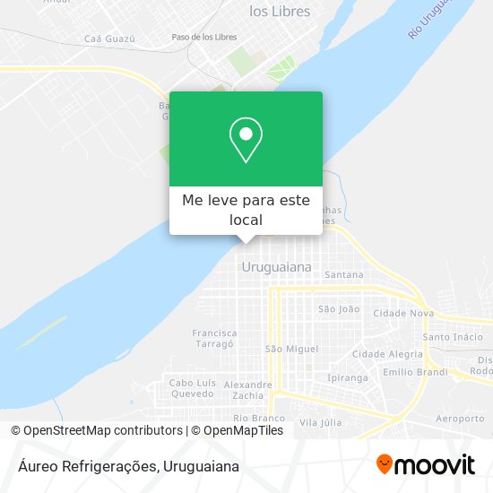 Áureo Refrigerações mapa