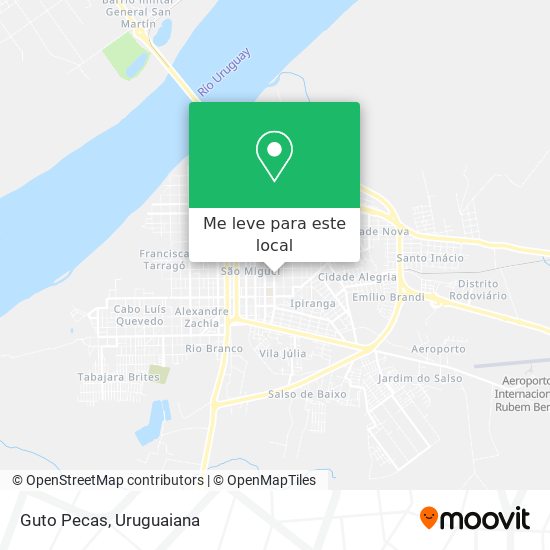 Guto Pecas mapa