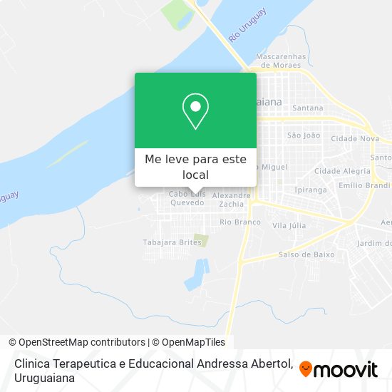 Clinica Terapeutica e Educacional Andressa Abertol mapa