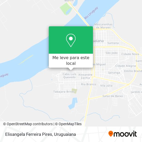 Elisangela Ferreira Pires mapa