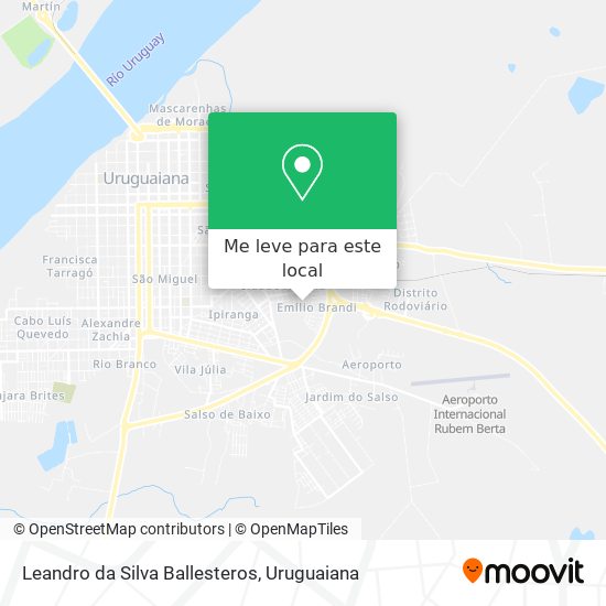 Leandro da Silva Ballesteros mapa