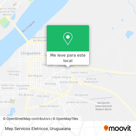 Mep Servicos Eletricos mapa