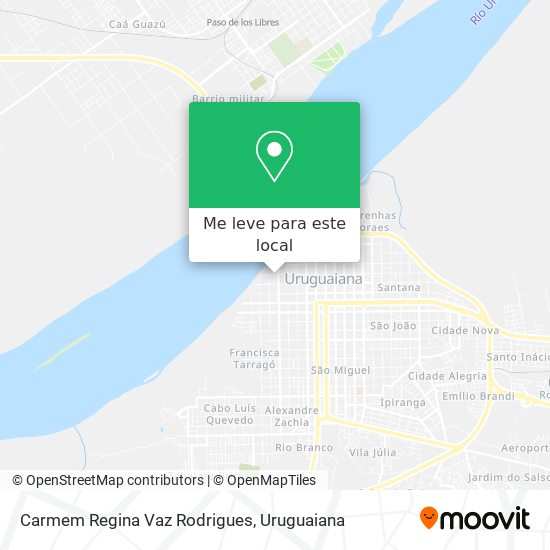 Carmem Regina Vaz Rodrigues mapa