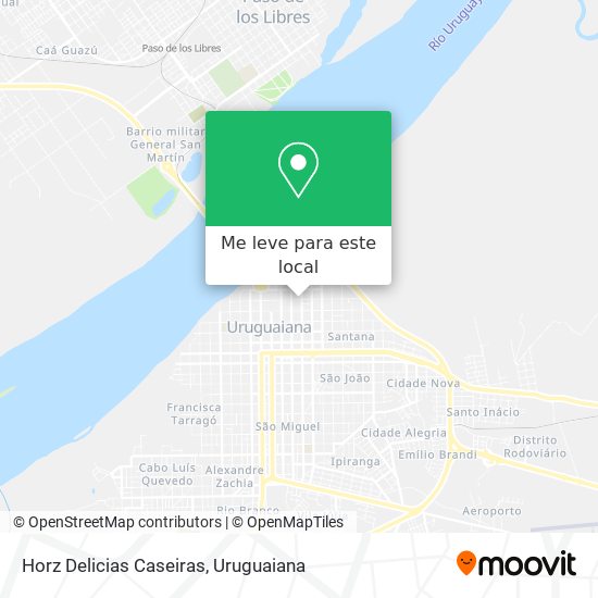 Horz Delicias Caseiras mapa