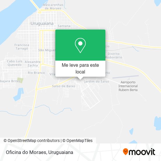 Oficina do Moraes mapa