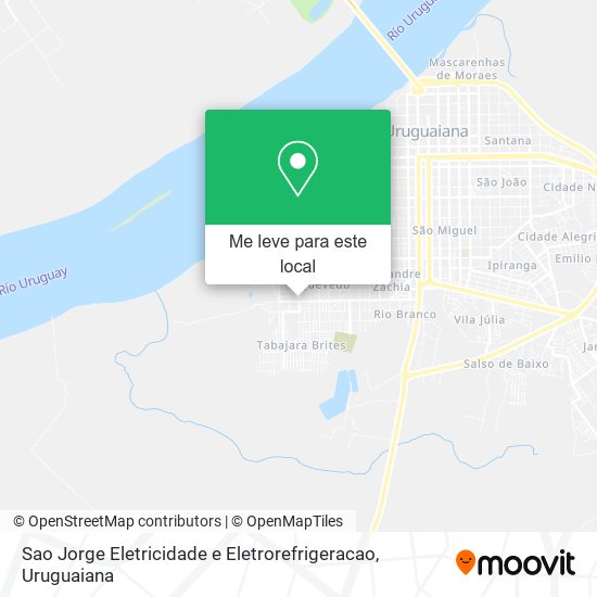 Sao Jorge Eletricidade e Eletrorefrigeracao mapa