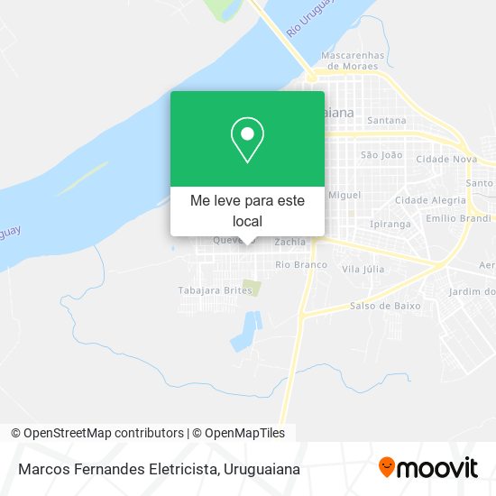 Marcos Fernandes Eletricista mapa