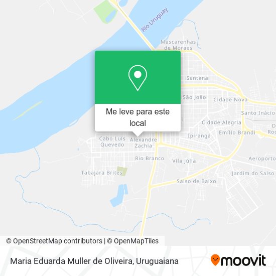 Maria Eduarda Muller de Oliveira mapa