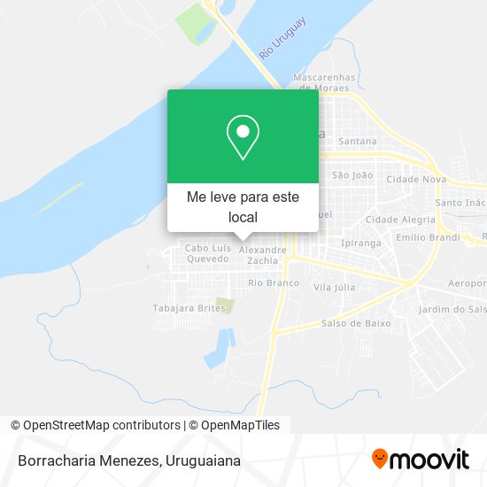 Borracharia Menezes mapa