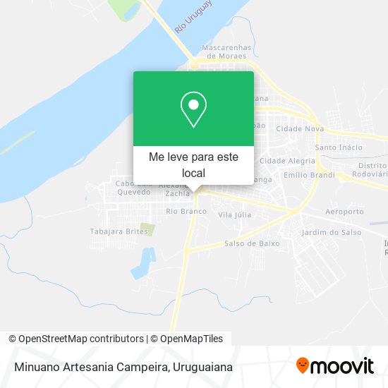 Minuano Artesania Campeira mapa