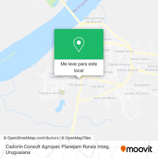Cadorin Consult Agropec Planejam Rurais Integ mapa