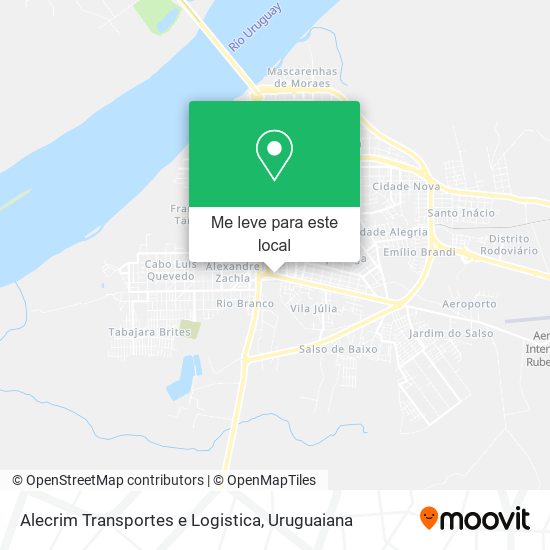 Alecrim Transportes e Logistica mapa
