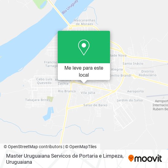 Master Uruguaiana Servicos de Portaria e Limpeza mapa